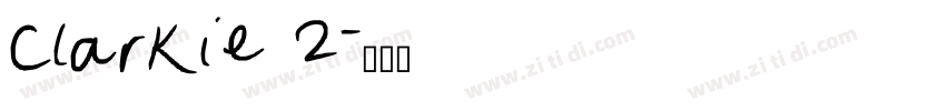 Clarkie 2字体转换